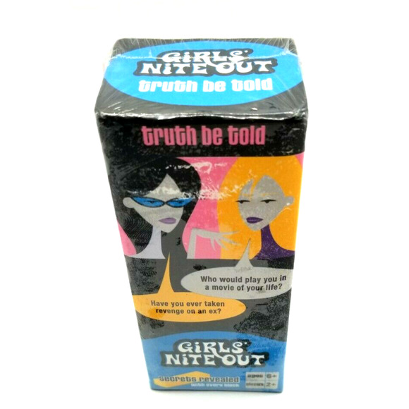 Vintage Game Girls Nite Out: Truth Be Told Secrets Revealed with Every Block NEW - Picture 3 of 12